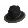 Plstěný klobouk TONAK Fedora Esprite Noir 21156/18 černá Q 9040