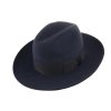 Plstěný klobouk TONAK Fedora Florence 21103/15 modrý Q 3050