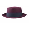 Plstěný klobouk TONAK Porkpie Hirzo Nigro 41114/16 bordový Q 1024