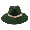 Plstěný klobouk TONAK Fedora Stretti Lady 53394/17 zelený Q 4239