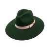 Plstěný klobouk TONAK Fedora Stretti Lady 53394/17 zelený Q 4239