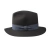 Pánský plstěný klobouk TONAK Fedora Hückel 12242/16 tmavě hnědý Q6062