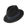 Pánský plstěný klobouk TONAK Fedora Hückel 12242/16 tmavě hnědý Q6062
