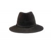 Plstěný klobouk TONAK Fedora Latrán 53148/16 tmavě hnědý Q 6062