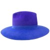 Plstěný klobouk TONAK Fedora Duo  52645/14 modrý  Q 3125