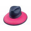 Letní klobouk TONAK Fedora Brigite 35030 modrý
