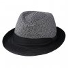 Letní klobouk Tribly s textilní páskou černý