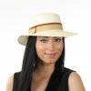 Letní dámský klobouk z kloboukové celuózy 69838 natural