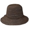 Letní klobouk Bucket z rafie 69862 hnědý