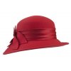 Dámský plstěný klobouk TONAK 50122/03 červený Q 1228
