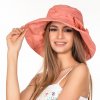 Dámský letní klobouk Krumlovanka 427003 korálově červený