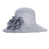 Dámský letní klobouk Krumlovanka  403259 světle šedý