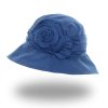 Dámský letní klobouk Krumlovanka 403401 modrý
