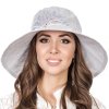 Dámský letní klobouk Krumlovanka 403210 světle šedý