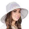Dámský letní klobouk Krumlovanka 403210 světle šedý