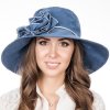 Dámský letni klobouk Krumlovanka 403270 modrý