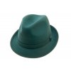 Plstěný klobouk TONAK Trilby Kornfeld 21145/17 modrozelený Q 4042