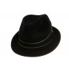 Plstěný klobouk Trilby Uomo 12757/18 černý Q 9040