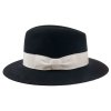 1192315 Q9030 3 pansky plsteny klobouk cerny