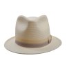 Slaměný klobouk TONAK  Fedora Base Nebbia 36068 natural