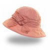 Dámský letní klobouk Krumlovanka 441391 korálová barva