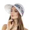Dámská letní čepice s kšiltem Krumlovanka 992357 bílá