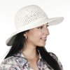 Dámský letní klobouk Big Brim 17022 bílý
