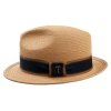 Letní slaměnný klobouk TONAK Trilby Phillipe 36016 TAN béžový