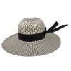 Letní slaměnný klobouk TONAK Brim Hat Vita Stella 35040 black