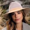 Plstěný klobouk TONAK Fedora Duo Pastel 53708/20/Q7053 světle béžová-béžová