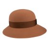 Plstěný klobouk TONAK 53646/19/Q6016 hnědý