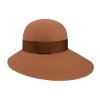 Plstěný klobouk TONAK 53646/19/Q6016 hnědý