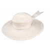 Lněný klobouk TONAK Brim Hat Base Notte 021/19 slonová kost
