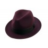 Plstěný klobouk TONAK Fedora Cornfeld 21146/17/Q2047 fialový