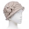 Dámský vlněný klobouček W-0138/517 světle béžový