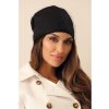 Dámská čepice se síťkou W-0016/D018 černá