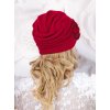 Dámská zimní čepice W-0240/001 červená