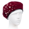 Dámský baret W-0315/144 vínový