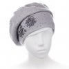 Dámská čepice W-0207/529 světle šedá vlna