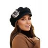 Dámský baret s kšiltem W-0441/018 černý