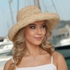 Dámský nemačkavý slaměný klobouk Cloche Crochet 100% Raffie natural AA-6H50 - nf
