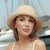 Letní klobouk z rafie BUCKET DÁMSKÝ F-41128/UN natural