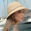 Letní klobouk z rafie BUCKET DÁMSKÝ F-41128/UN natural