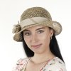 Dámský slaměný klobouk. Krumlovanka.cz