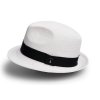 Slaměný klobouk TONAK Trilby La Garde 36033 bílý (Velikost 59)