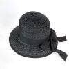 45116 cerny letni damsky klobouk se stuhou fa 42652