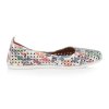 Dámské baleríny IB-0693-23515D white multicolor