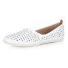 Bílé dámské baleríny IB-0693-23515D