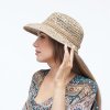 Letní dámský  klobouk z hrubé mořské trávy 0931