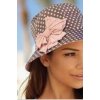 Puntíkatý letní dámský klobouk W-0554